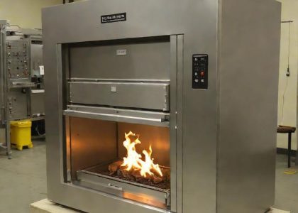 how hot do cremation ovens get