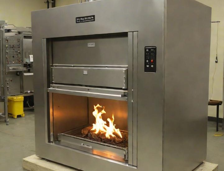 how hot do cremation ovens get